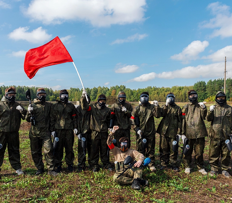 Командно-лидерский турнир в Алабуга Политех, пейнтбол КЛТ